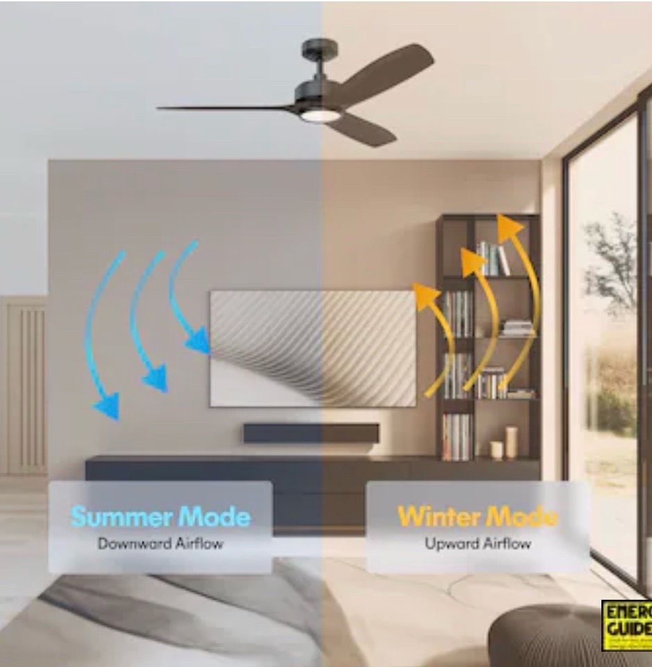 New ALTITUDE BOCA II 52-in Matte Black LED Outdoor Ceiling Fan - photo 3