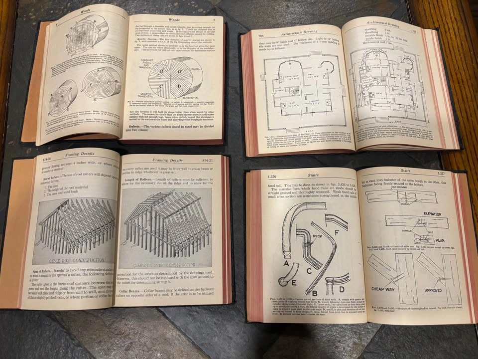 Vintage Four-Volume Set Of Audels Carpenters & Builders Guide - photo 3