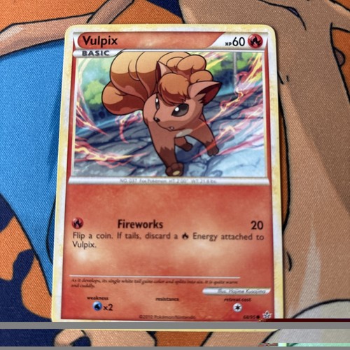 Vulpix 68/95 HeartGold SoulSilver Common NM Pokemon TCG