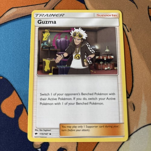 Guzma 115/147 Burning Shadows NM 2017