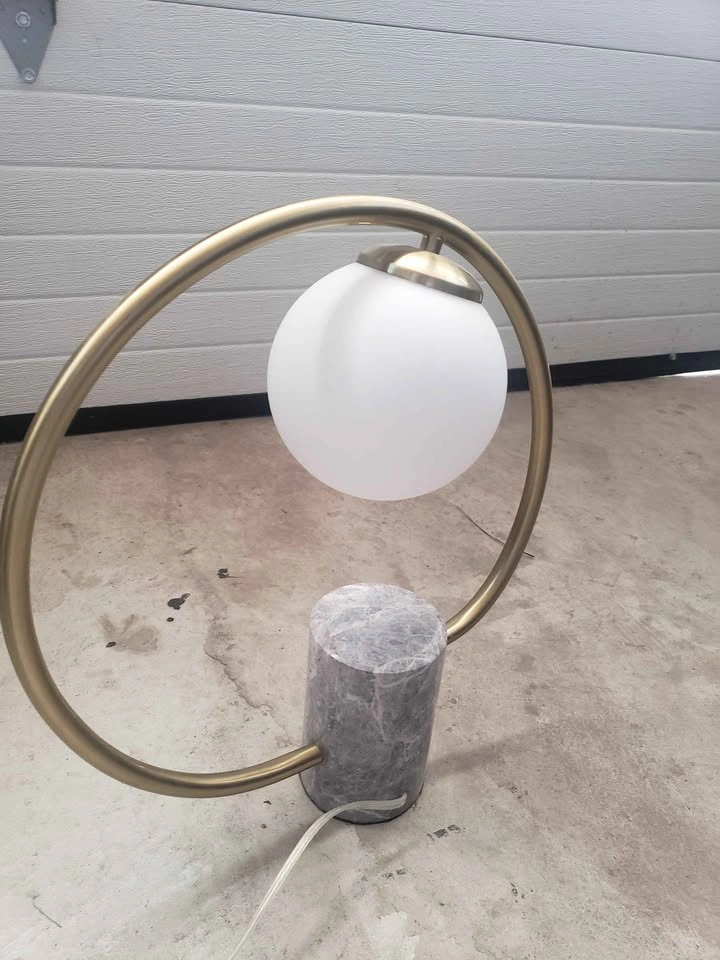 Marble Contemporary Abstract Accent Lamp 17.5" inch - photo 2