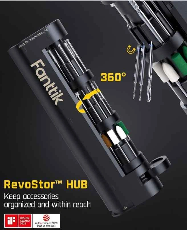 Fanttik F2 Master Mini Cordless Rotary Tool Kit - photo 5