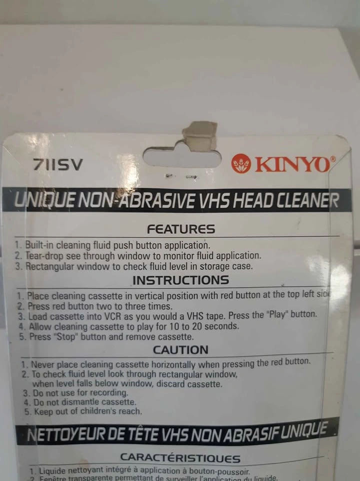 Kinyo 711SV VHS Video Head Cleaner - photo 4