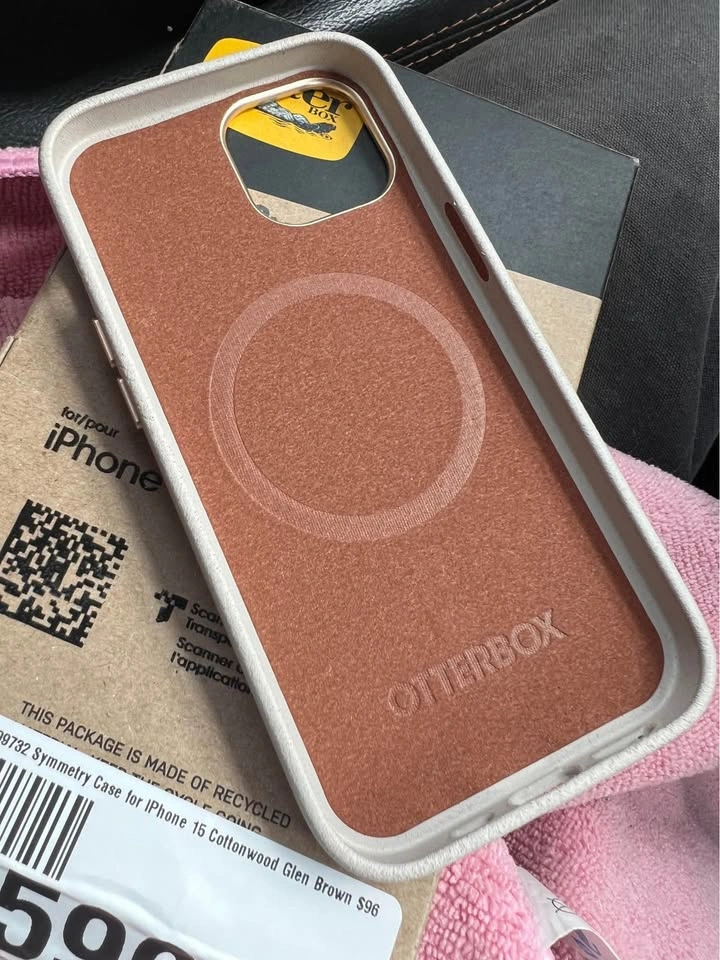 Otterbox Symmetry for iPhone 15 - Leather Cottonwood - New - photo 2