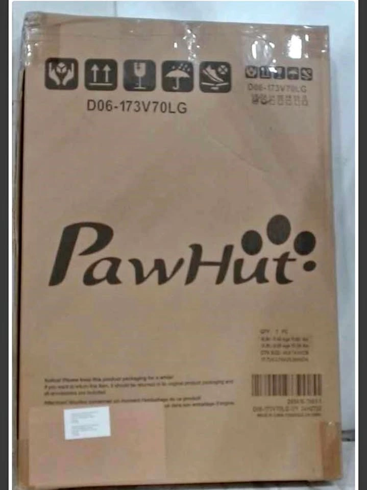 PawHut 3-Tier Pet Stairs with Storage Box