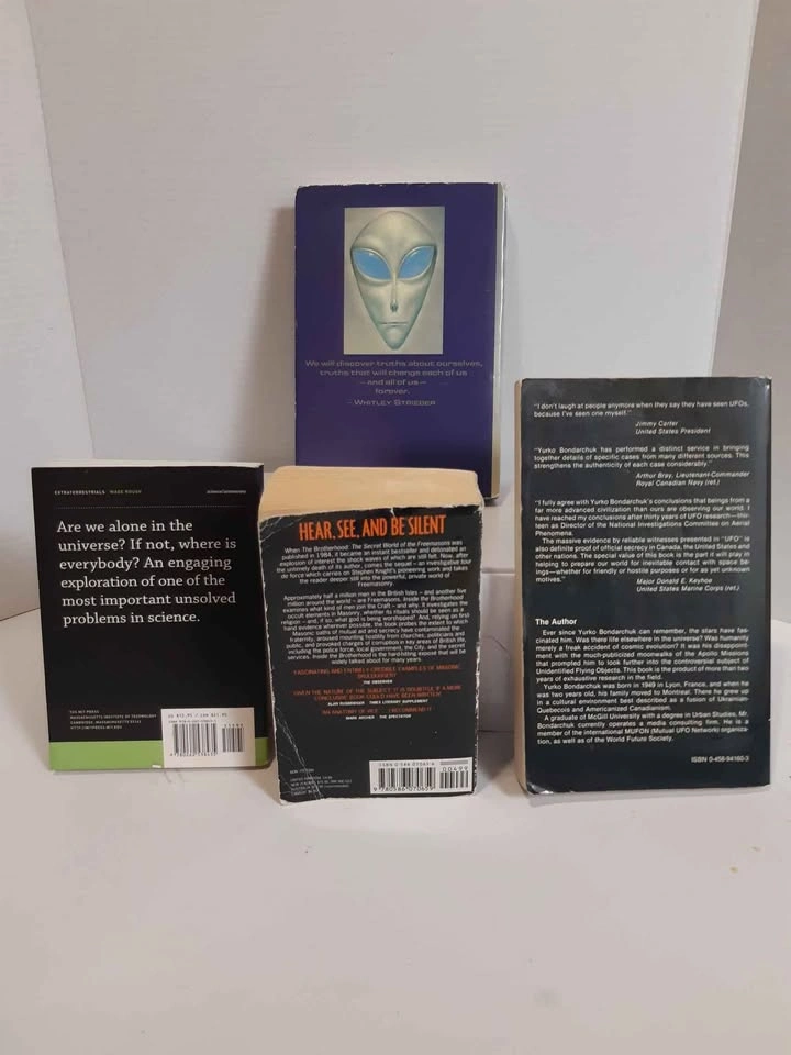 Lot of 4 Books: Extraterrestrials, Transformation, Inside the Br - photo 2