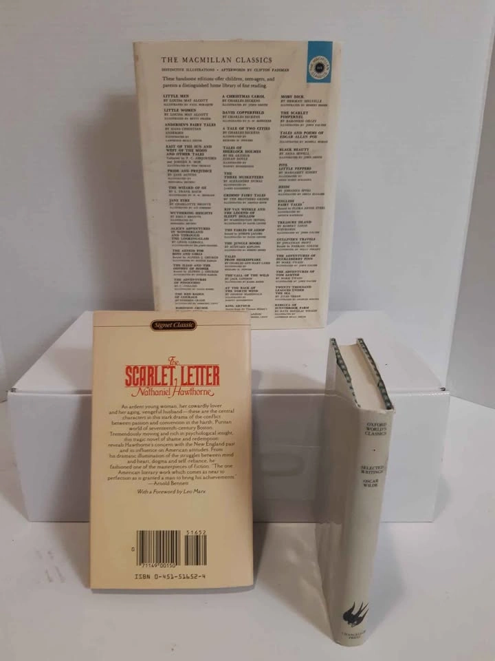 Classic Book Lot: Alice's Adventures, The Scarlet Letter, Wilde - photo 2