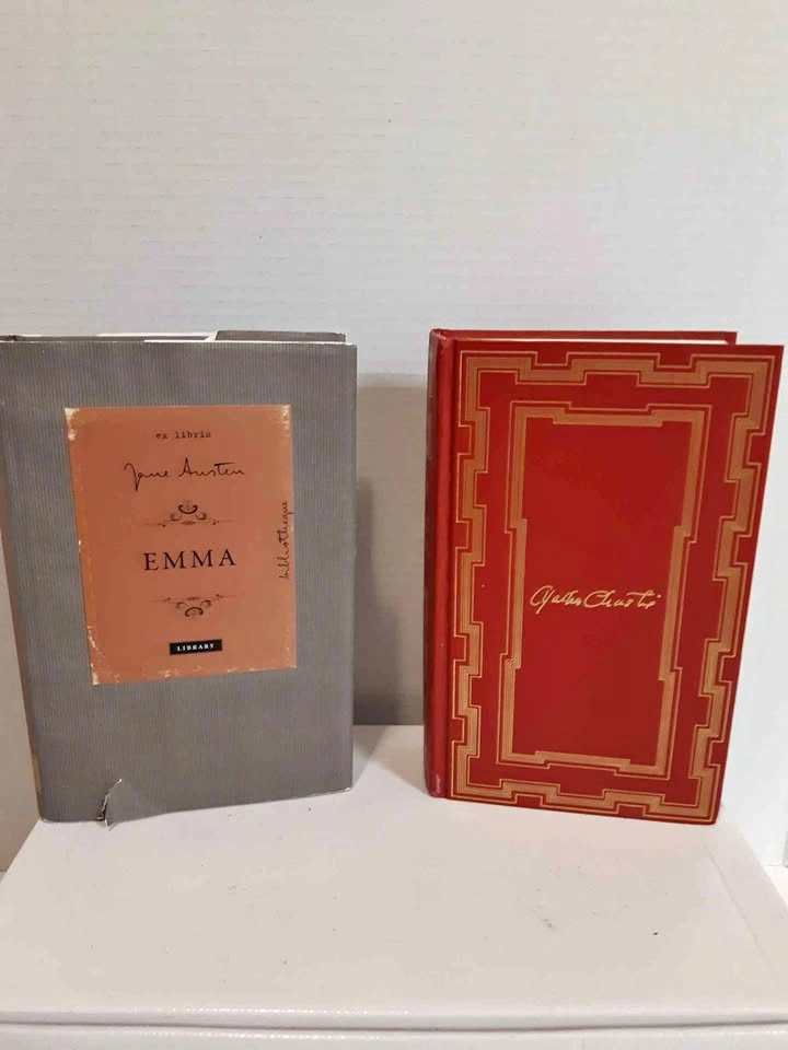 Jane Austen Emma and Agatha Christie Hardcover Books