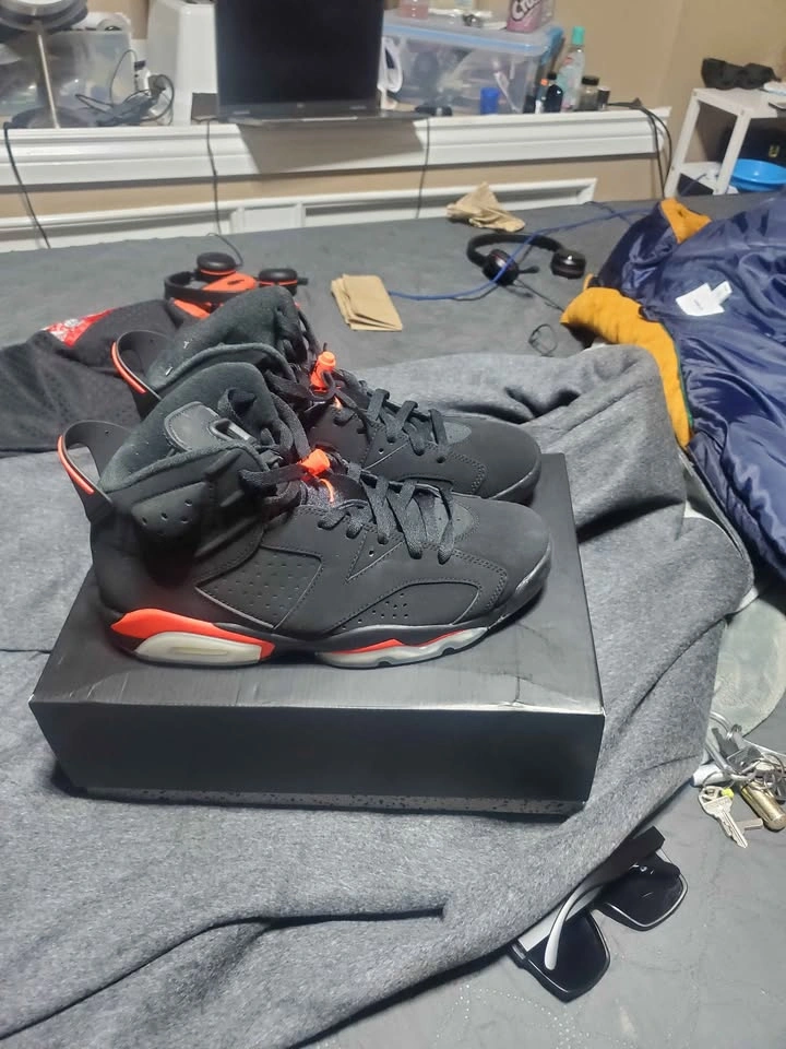 Jordan 6 Retro Infrared Size 10 - photo 4