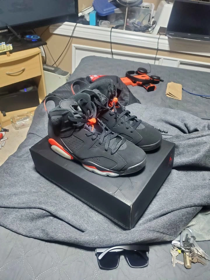 Jordan 6 Retro Infrared Size 10 - photo 5