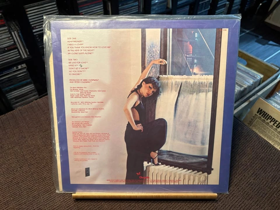 1979 Pat Benatar – In the Heat of the Night Vinyl LP - photo 2