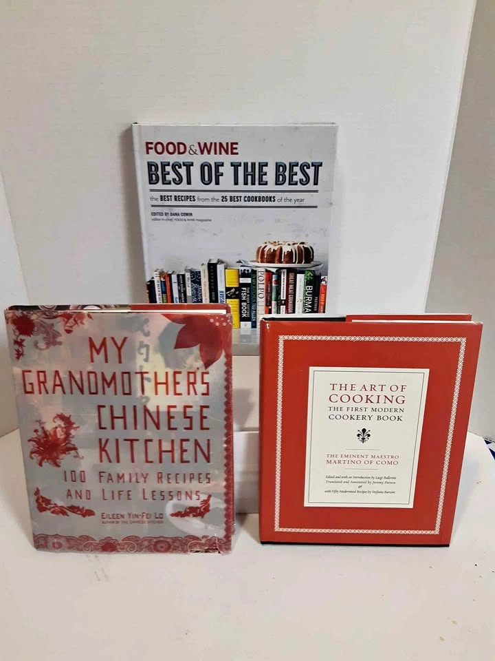 Cookbook Lot: Food & Wine, Chinese Kitchen, Art of Cooking