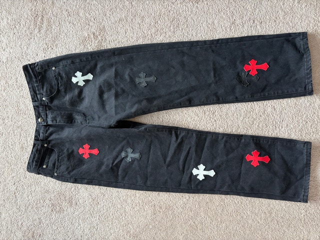 Chrome Hearts Baggy Jeans