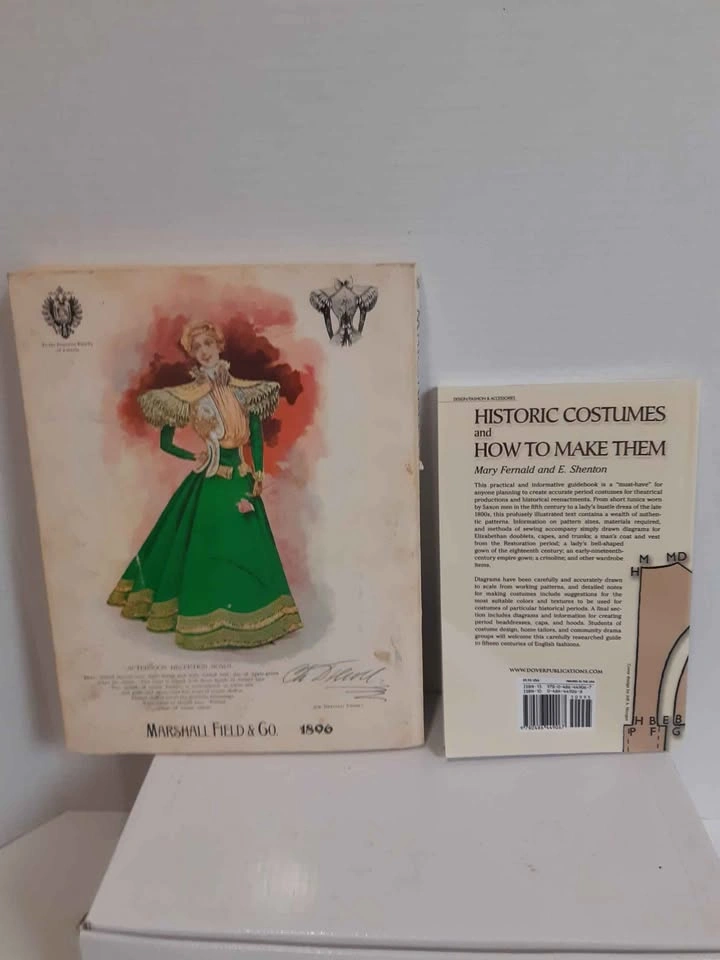 1896 Marshall Field & Co. Catalogue and Historic Costumes Books - photo 2