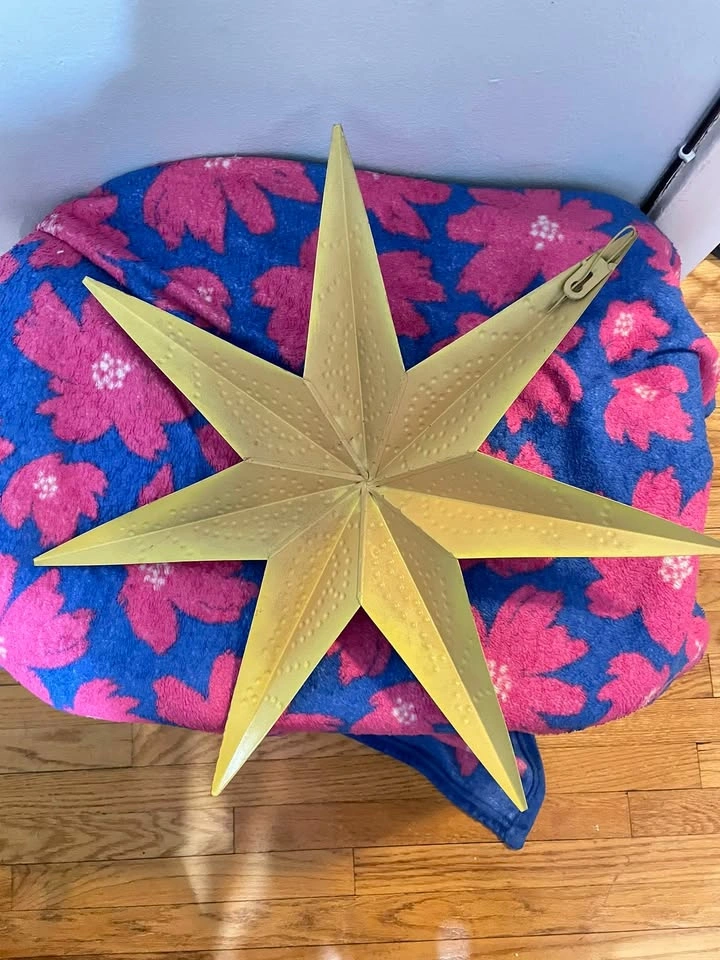 Gold Metal Barn Star Wall Decor - photo 2