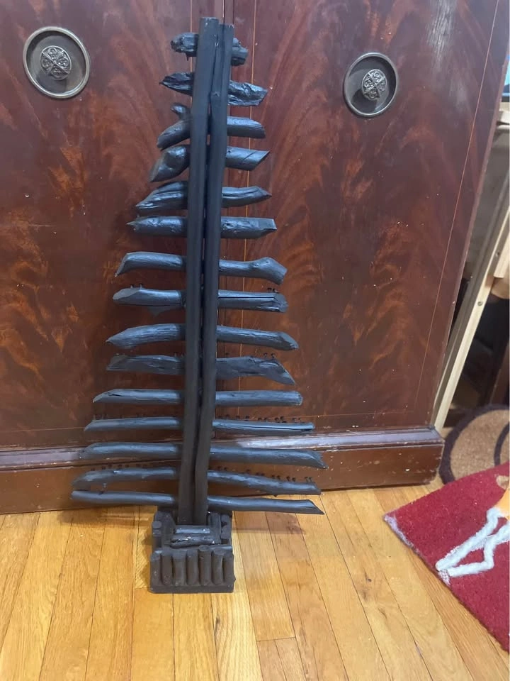 Wooden crafted tree decor - photo 2