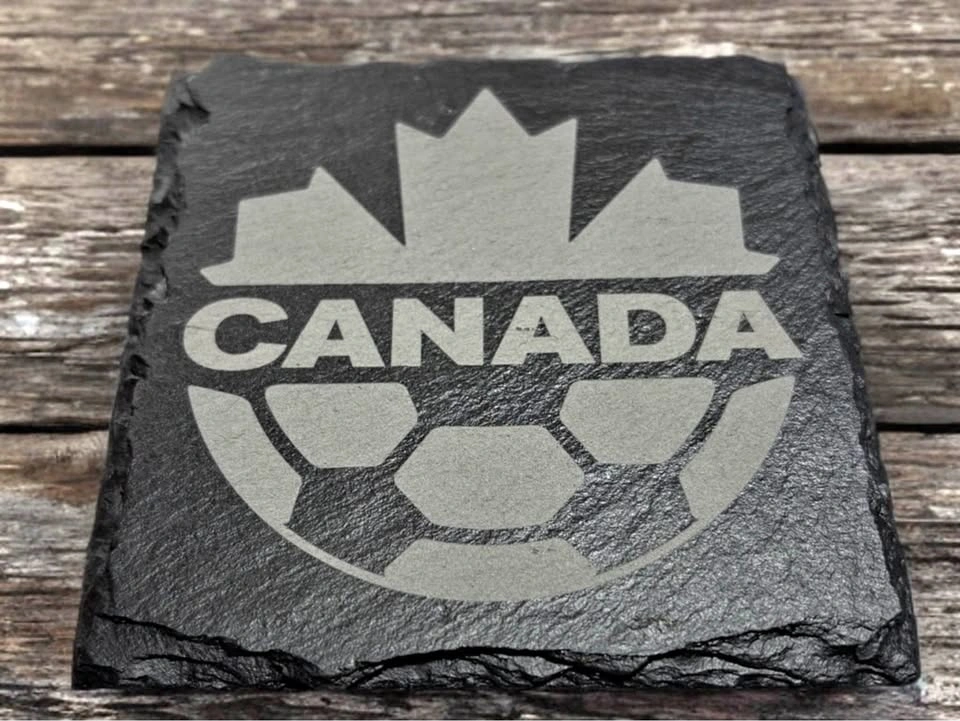 Canada Soccer Coasters