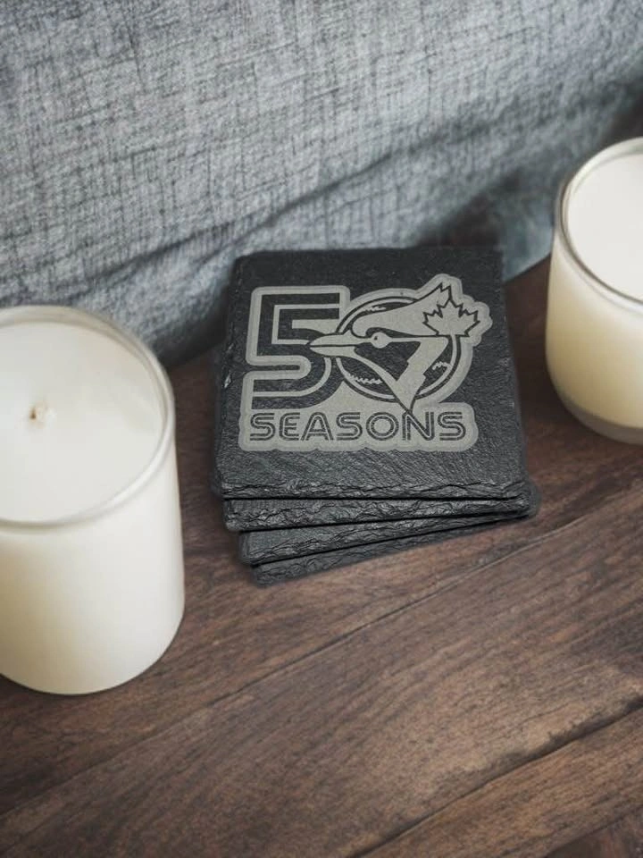Special Edition Toronto Blue Jays 50 year slate coaster - photo 2