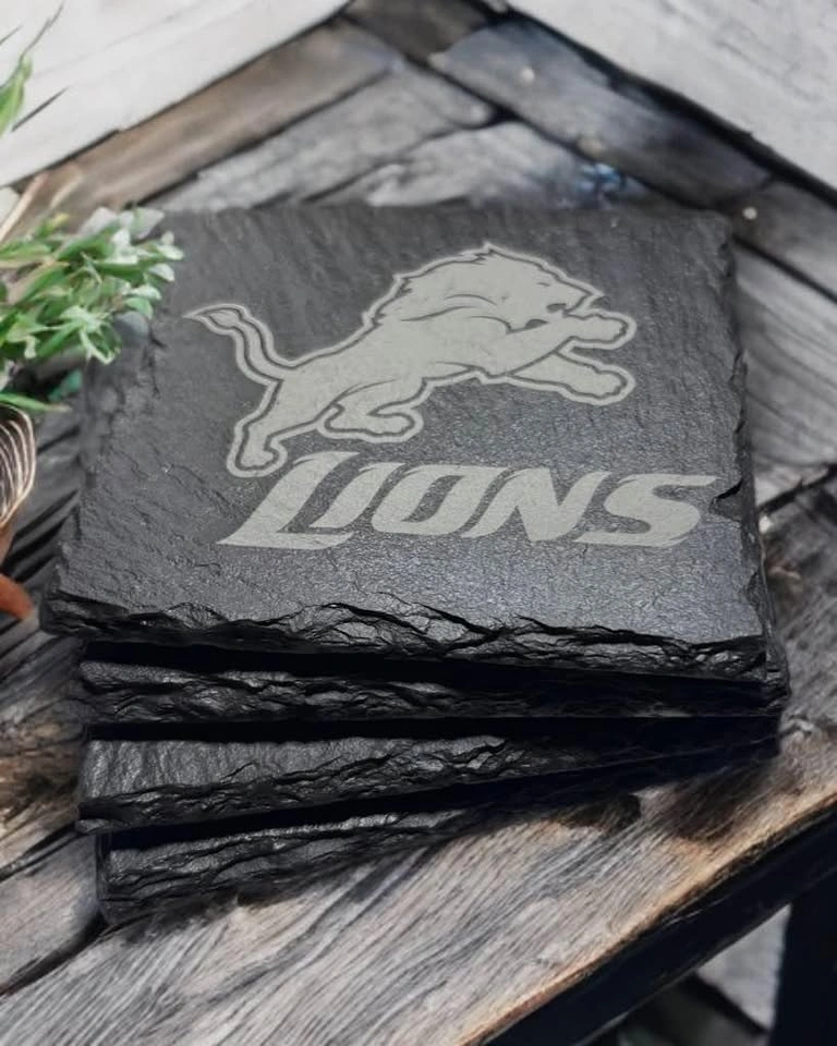 Detroit Lions- Slate Coasters - photo 2
