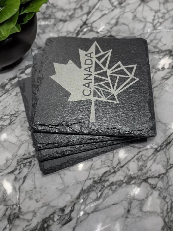 Canada Slate Coasters - photo 2