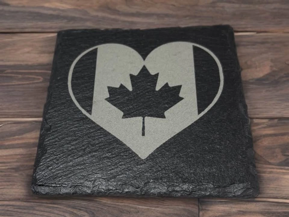 Canada Slate Coasters - photo 4