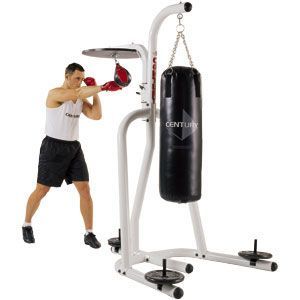 Century Boxing Stand + Everlast 100LB Heavy Bag
