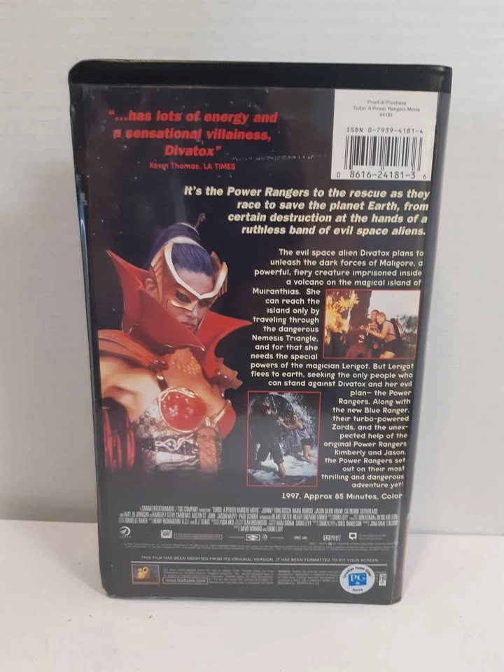 Turbo: A Power Rangers Movie VHS - photo 2