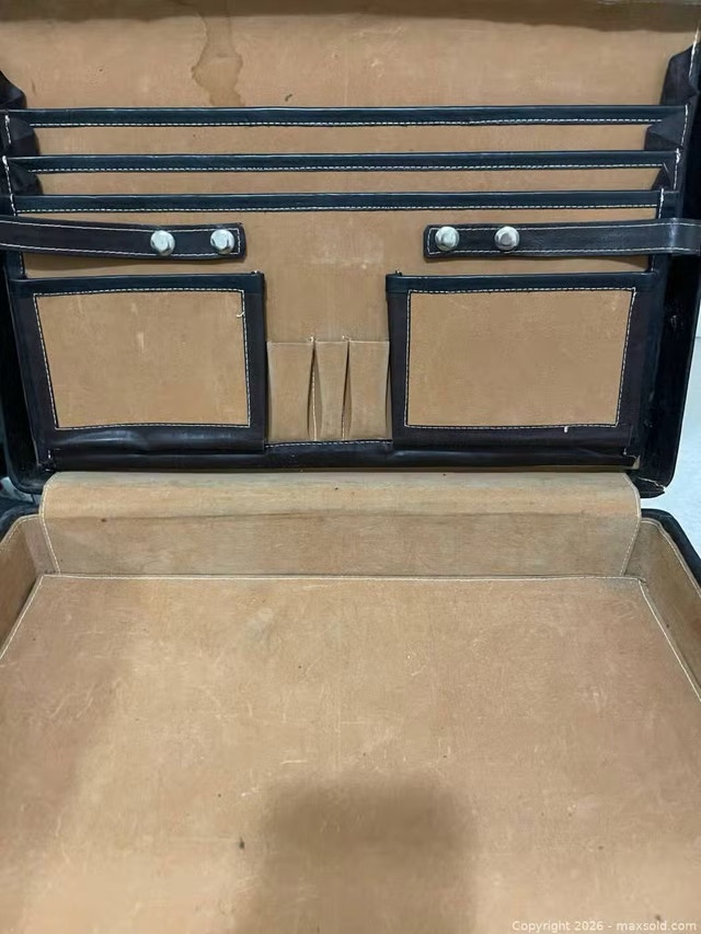 Vintage Tooled Leather Briefcase - photo 3