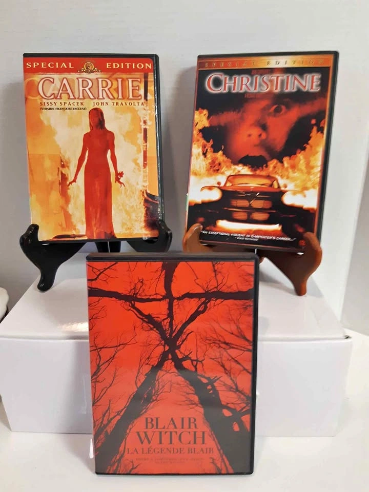 Horror Movie DVD Bundle: Carrie, Christine, and Blair Witch