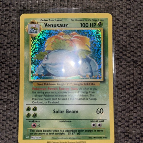 Venusaur Pokemon Card Holo - photo 3