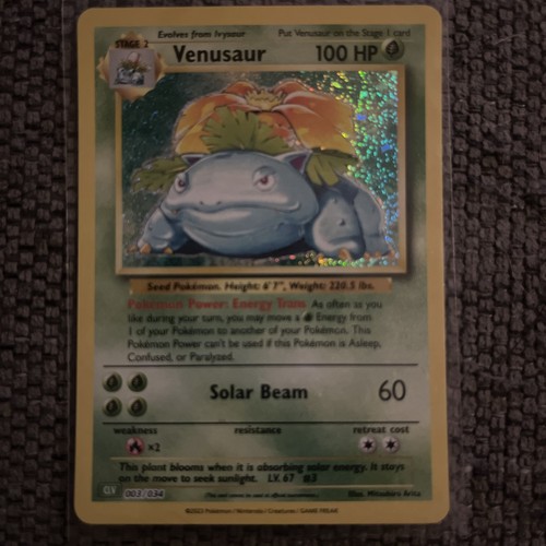 Venusaur Pokemon Card Holo - photo 4