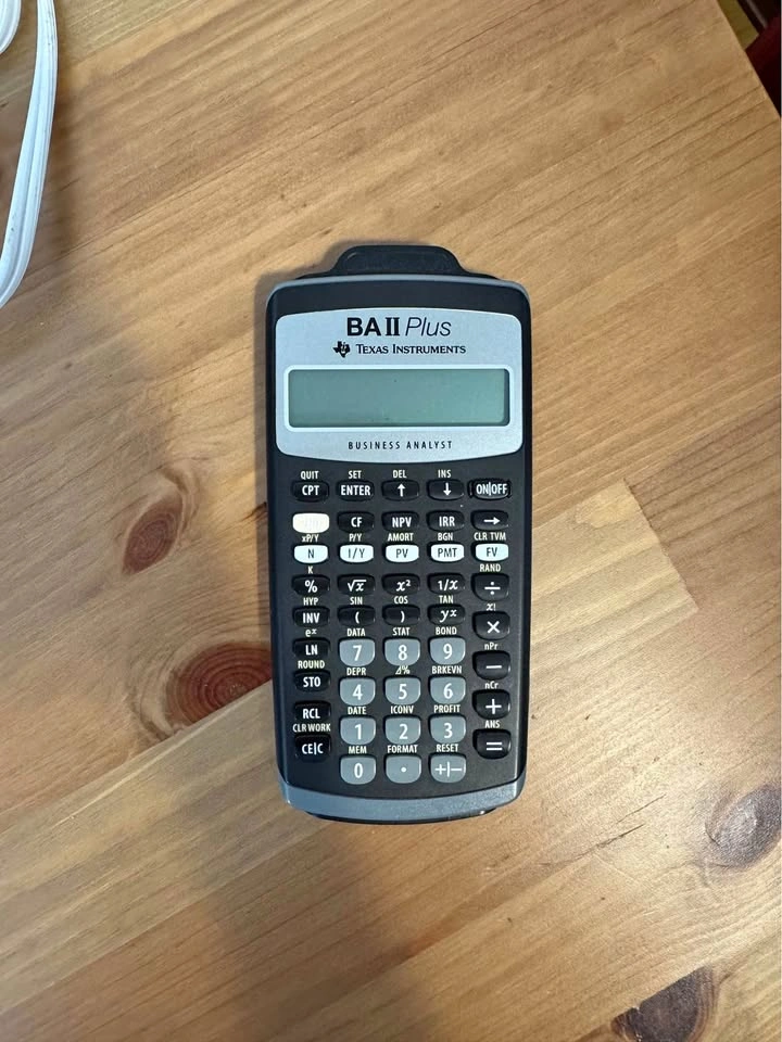 Texas Instruments BA II Plus Financial Calculator