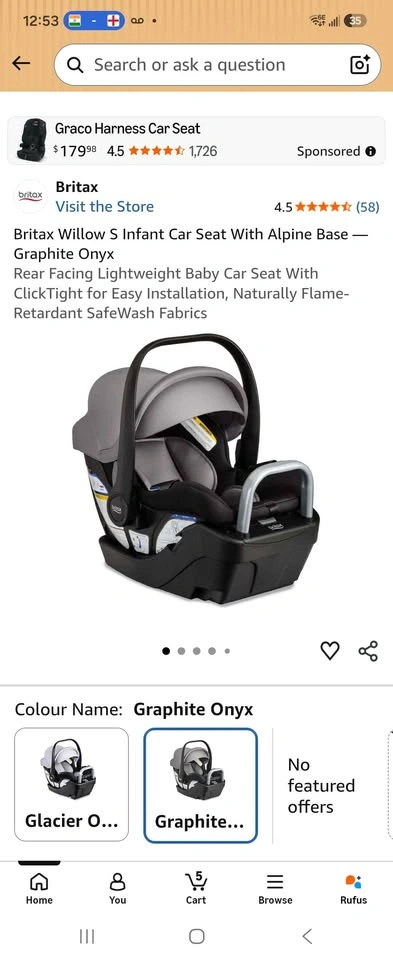 Britax Willow S Infant Car Seat with Alpine Base - photo 4