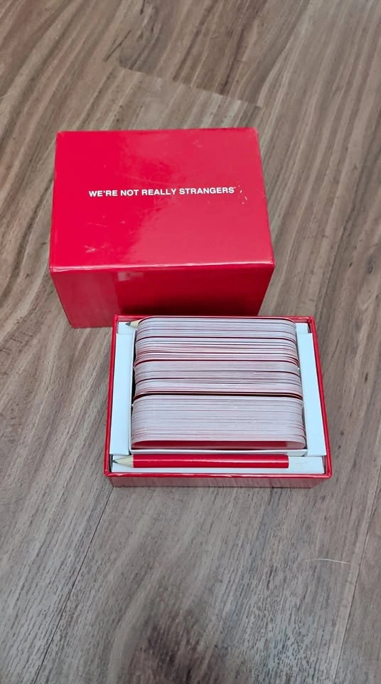 We're Not Really Strangers Card Game