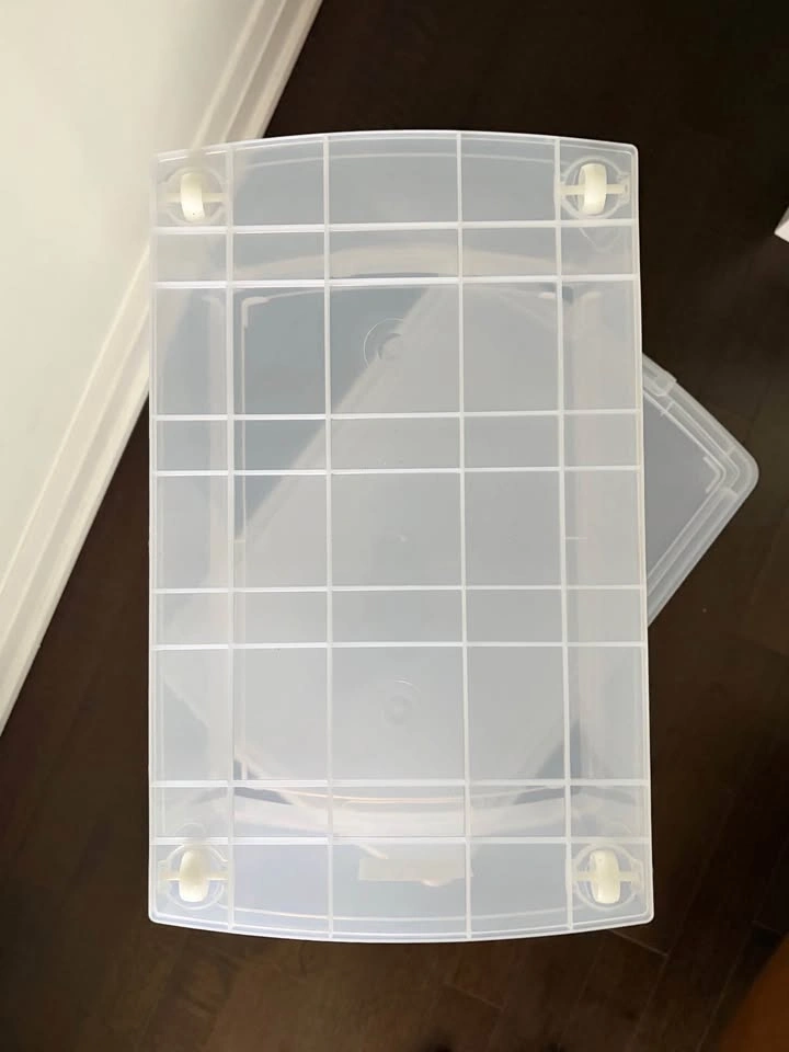 2 Large Clear Storage Bins with Lids – 60L - photo 3