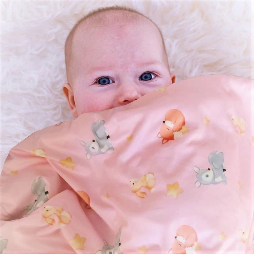 Baby Blanket, Minky Sherpa Fleece Blanket for Nursery - photo 2