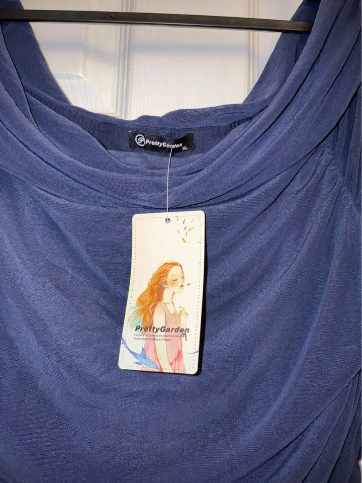 New Off Shoulder Ruched Long Sleeve Bodycon-XL image indicator(6)