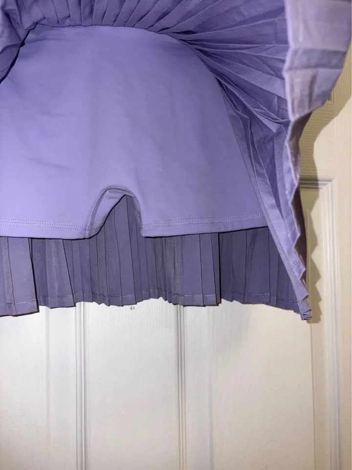 New High Waist Pleated Tennis Skirts with Pockets-XS image indicator(5)