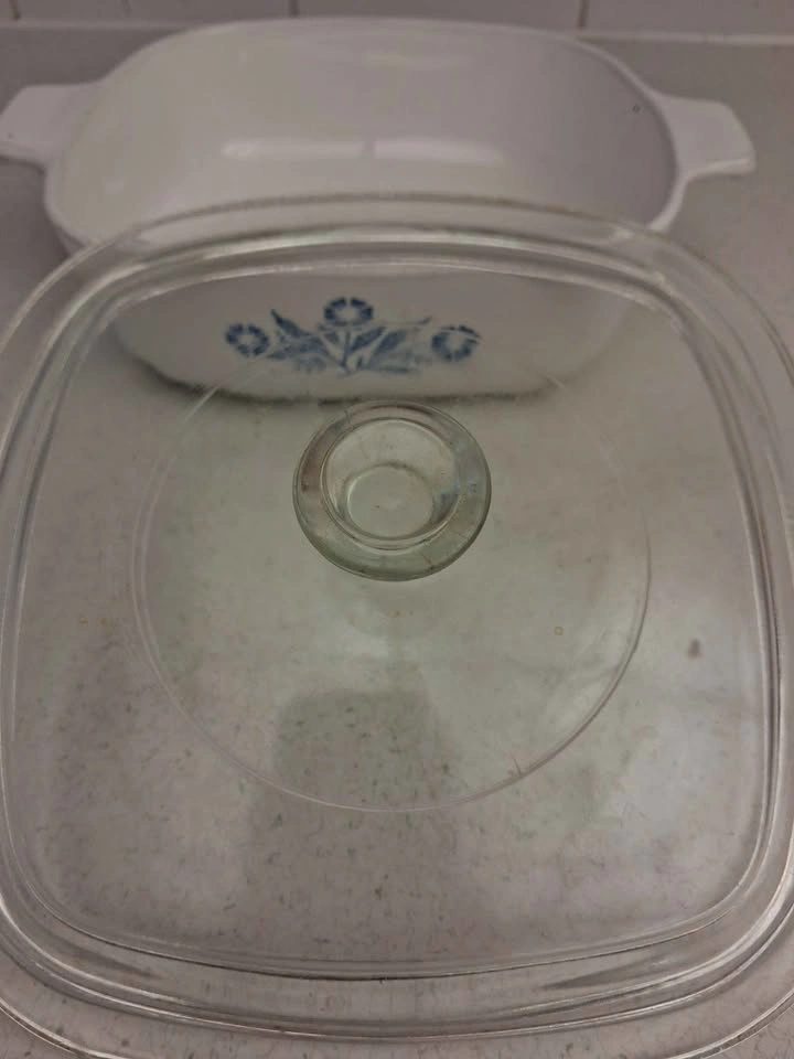 Corning Ware Corn Flower casserole dish - photo 2