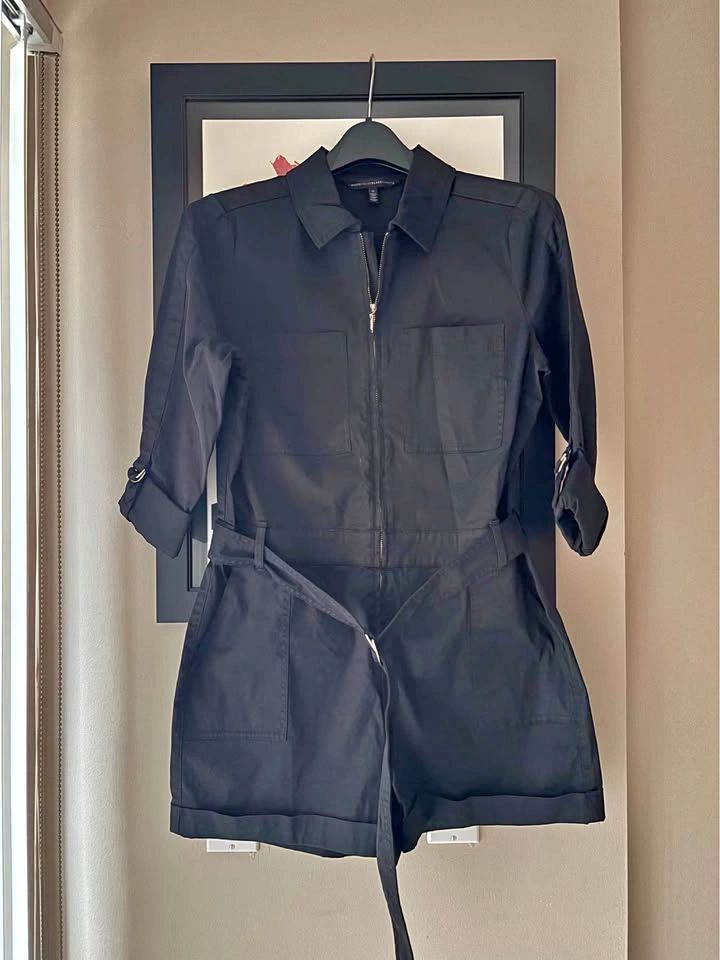 White House Black Market Utility Romper