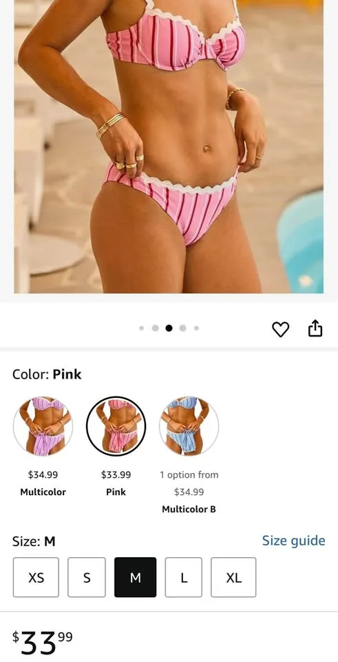 New Women's Bikini Set-size M image indicator(5)