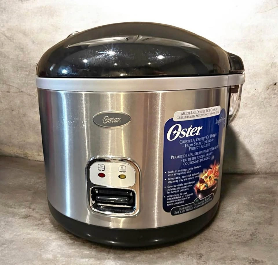 Oster Multi-Use Deluxe Rice Cooker 20-cup cooked