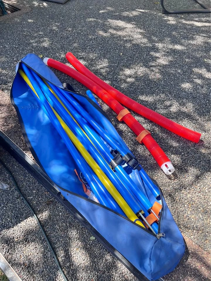 Dog agility poles / backyard set