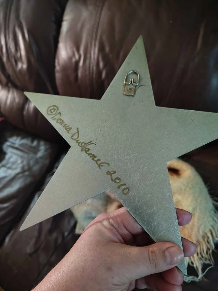 Metal Painted Star Art - photo 2