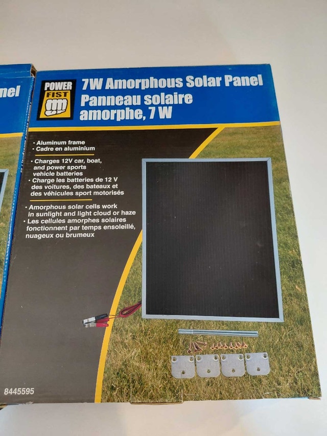 Power Fist 7W Amorphous Solar Panel (12V Battery Charger)
