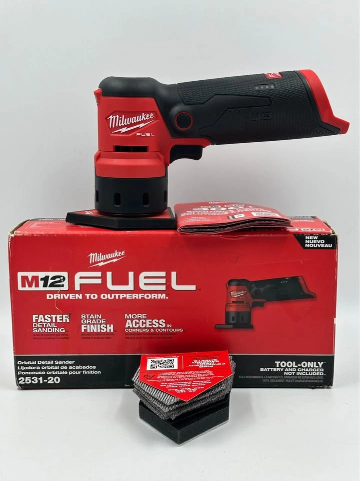 Milwaukee M12 FUEL Orbital Detail Sander 2531-20 - photo 2