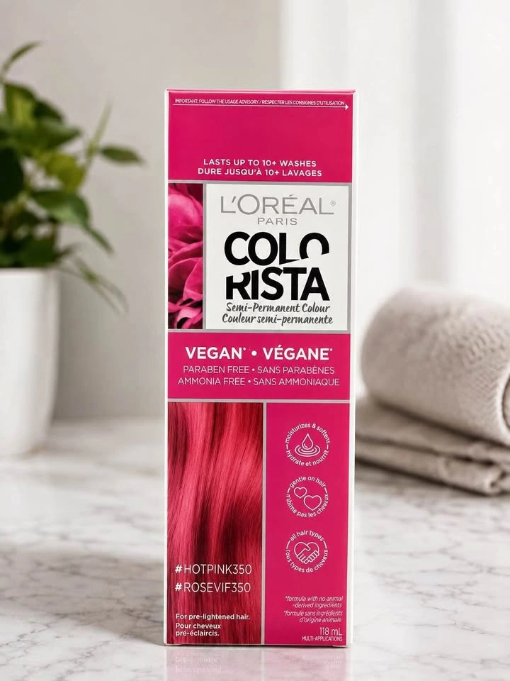 BNIB - L'Oréal Paris Colorista Semi-Permanent Haircolour - Hot P