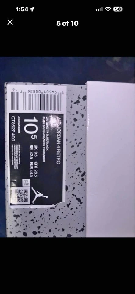 Jordan Air Jordan 4 Retro University Blue