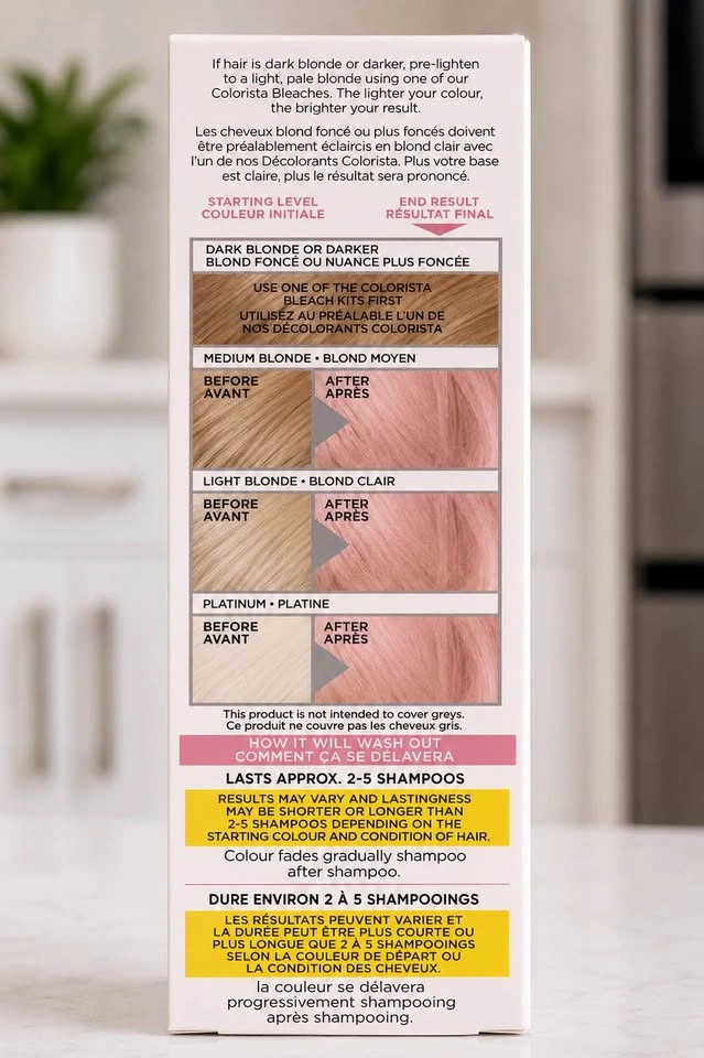 BNIB - L'Oréal Paris Colorista Semi-Permanent Colour #SOFTPINK30 - photo 2