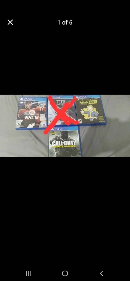 Ps4 games good condition